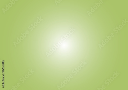 Fondo de degradado radial verde y blanco