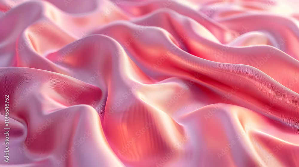 Pink Silk Drape Abstract Background Image Pink Silk Drape Abstract Background Image