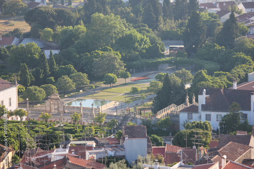 Fototapeta premium Views from the city Castelo Branco in Portugal, on May 11, 2024