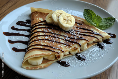pancakes with chocolate