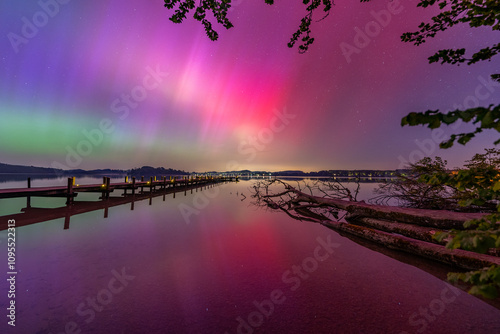 Polarlichter in Bayern photo