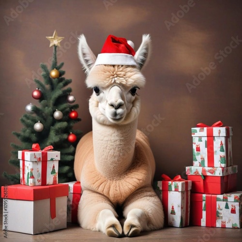 santa claus with gifts