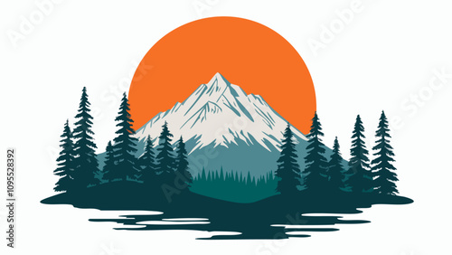 The Serene Cascade Mountains