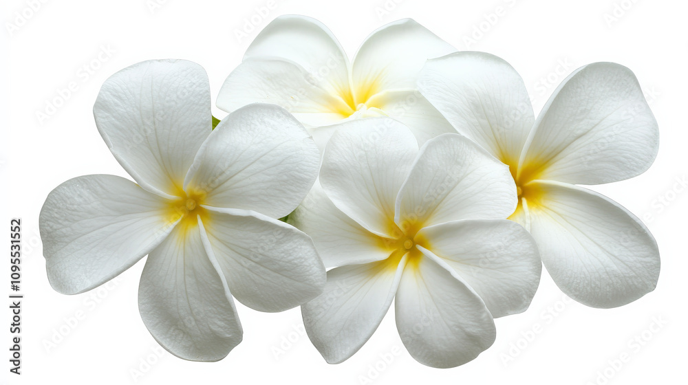 Beautiful white jasmine flowers with yellow centers, showcasing delicate petals and serene appearance. Perfect for nature lovers and floral enthusiasts Beautiful white jasmine flowers with yellow centers, showcasing delicate petals and serene appearance. Perfect for nature lovers and floral enthusiasts