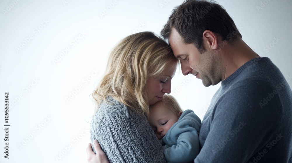 Tender Family Moment with Parent and Child Tender Family Moment with Parent and Child