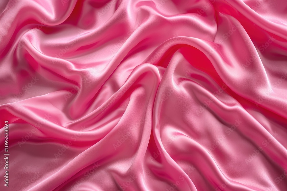 Vibrant pink silk with shimmering ripples of sophistication. Vibrant pink silk with shimmering ripples of sophistication.