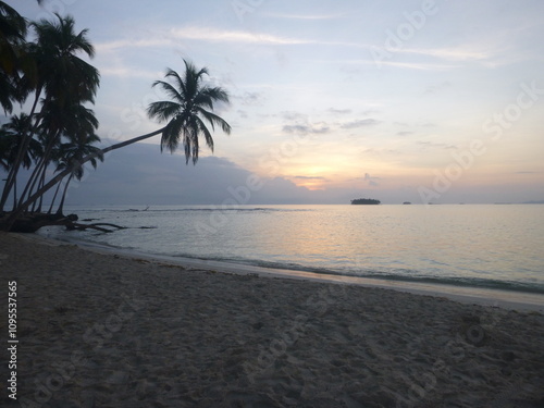 sunrise in san blas islands