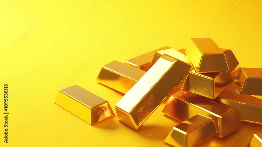 Minimalist gold symbol of financial value Minimalist gold symbol of financial value