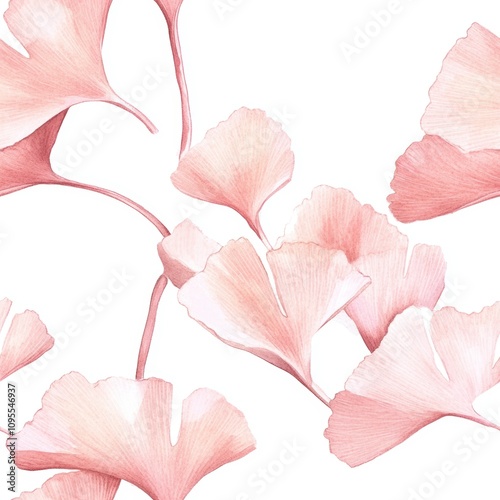 Wallpaper Mural Ginkgo biloba plant leaf closeup view. Torontodigital.ca