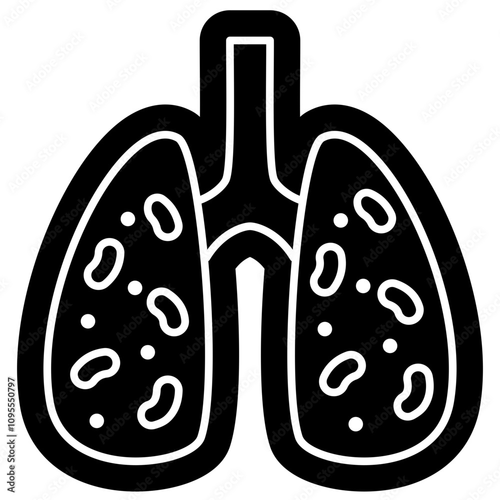 Lung Infection Icon Lung Infection Icon