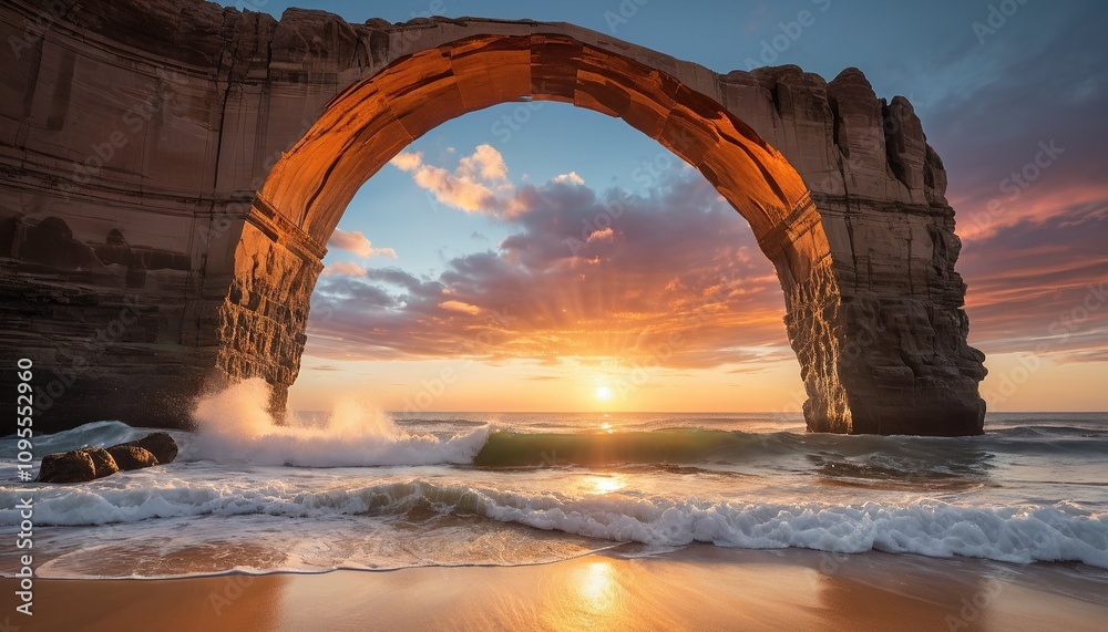 Fototapeta premium Sunset Arch Serenity