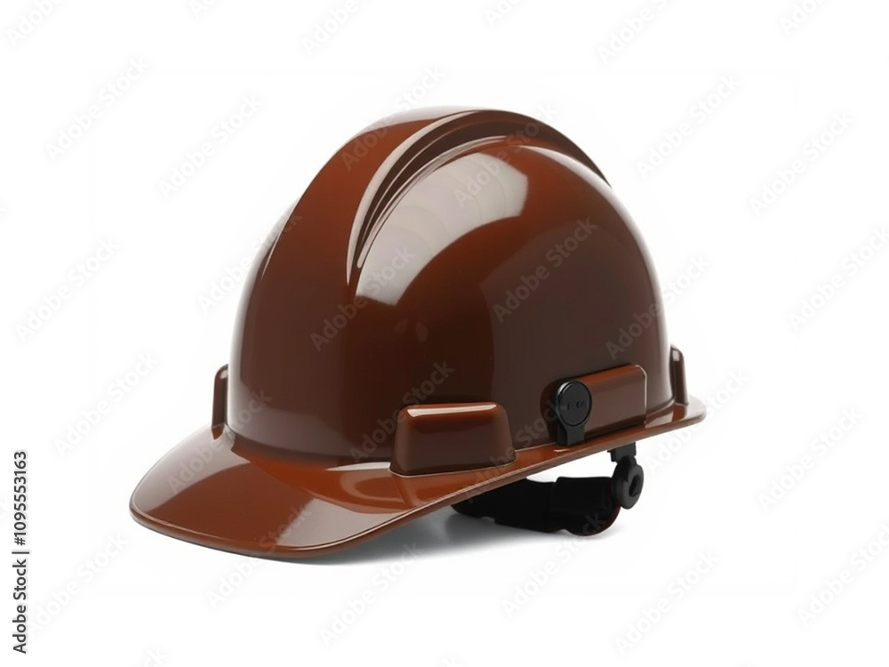 Brown helmet for welders, high heat operations Brown helmet for welders, high heat operations