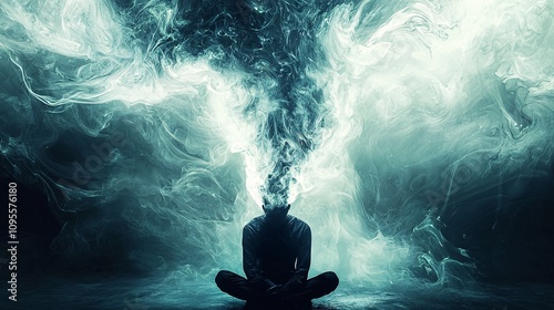 Mind Consciousness Meditation Smoke Mystical Spiritual Inner Peace Tranquility Eni photo