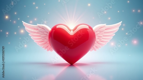 heart with wings