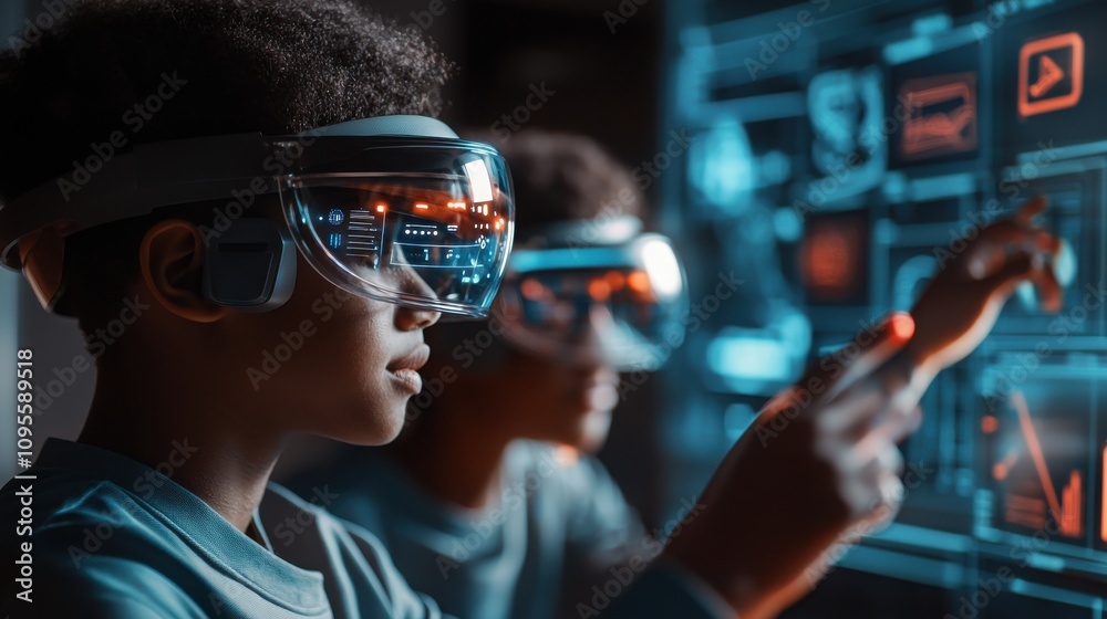 Interactive ai learning experience classroom educational content modern technology environment student-centered viewpoint engaging future learning concepts Interactive ai learning experience classroom educational content modern technology environment student-centered viewpoint engaging future learning concepts