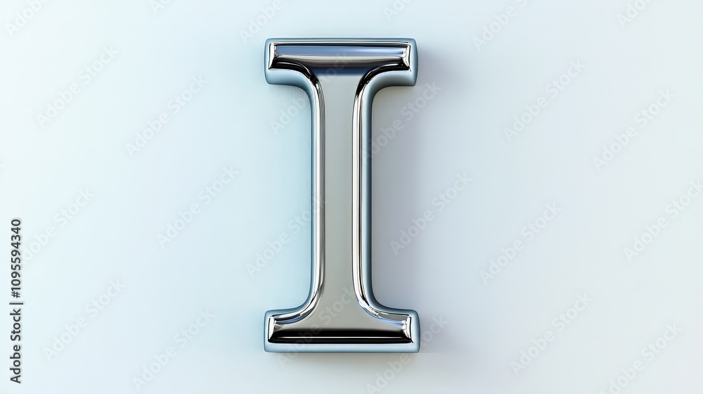 Silver Letter Typography for Design Projects Silver Letter Typography for Design Projects