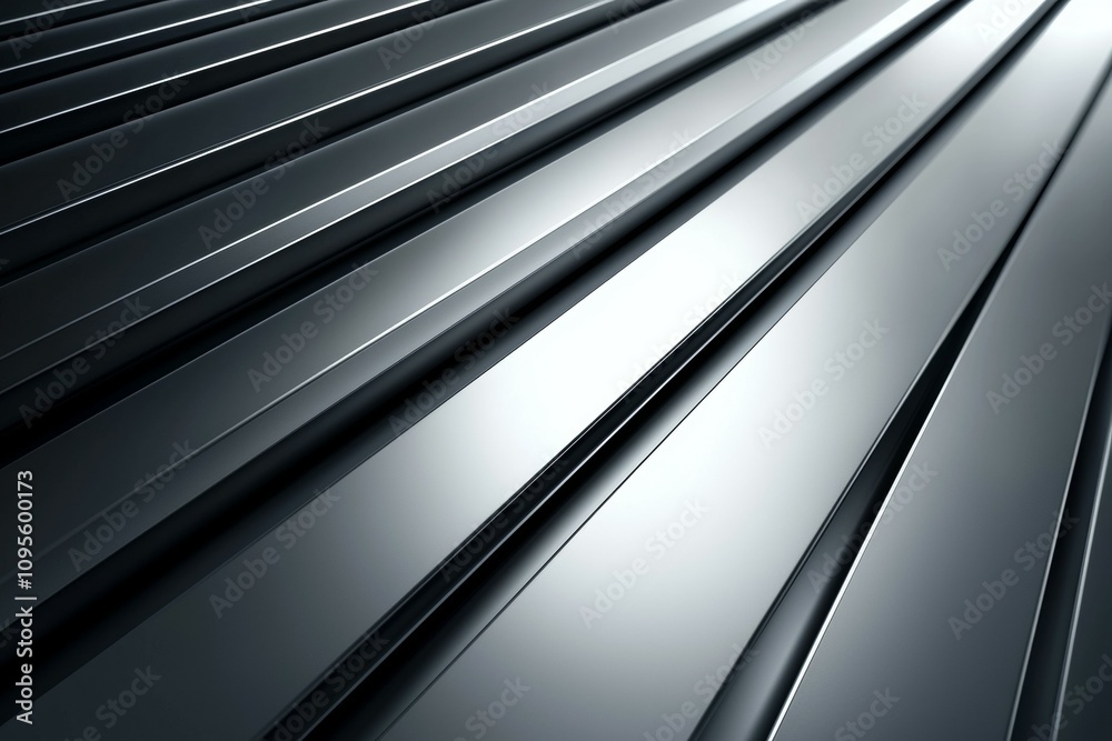 A series of silver lines that are almost vertical A series of silver lines that are almost vertical