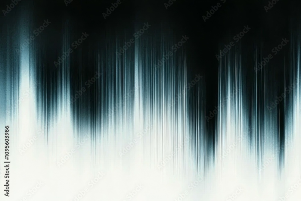 The image is a black and white photo of a long, thin line of hair The image is a black and white photo of a long, thin line of hair