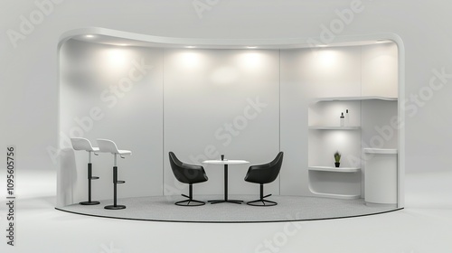 Modern Minimalist Trade Show Booth Design
