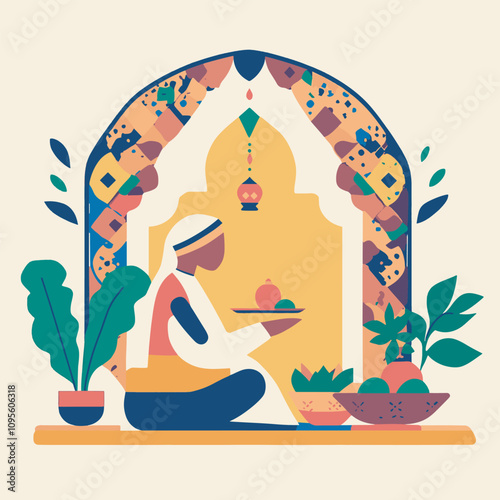 Religious people praying