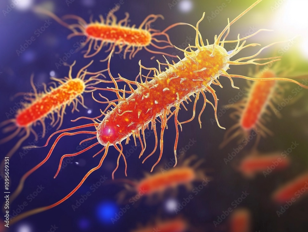 Fototapeta premium Salmonella bacteria