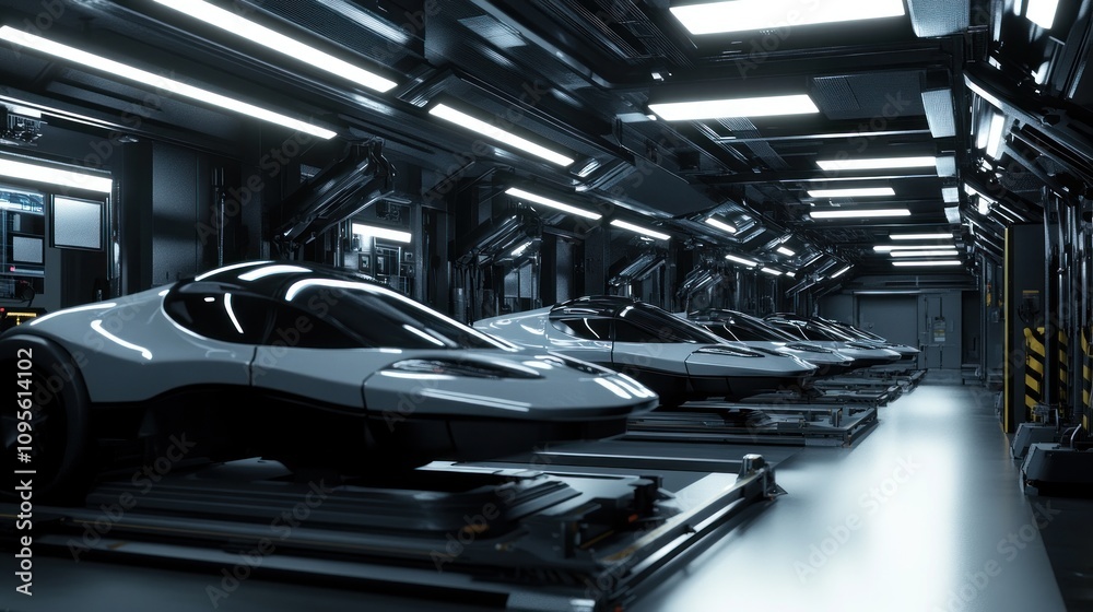 Robotic assembly line in a car manufacturing plant, sleek design, precise engineering, realistic textures, professional lighting Robotic assembly line in a car manufacturing plant, sleek design, precise engineering, realistic textures, professional lighting