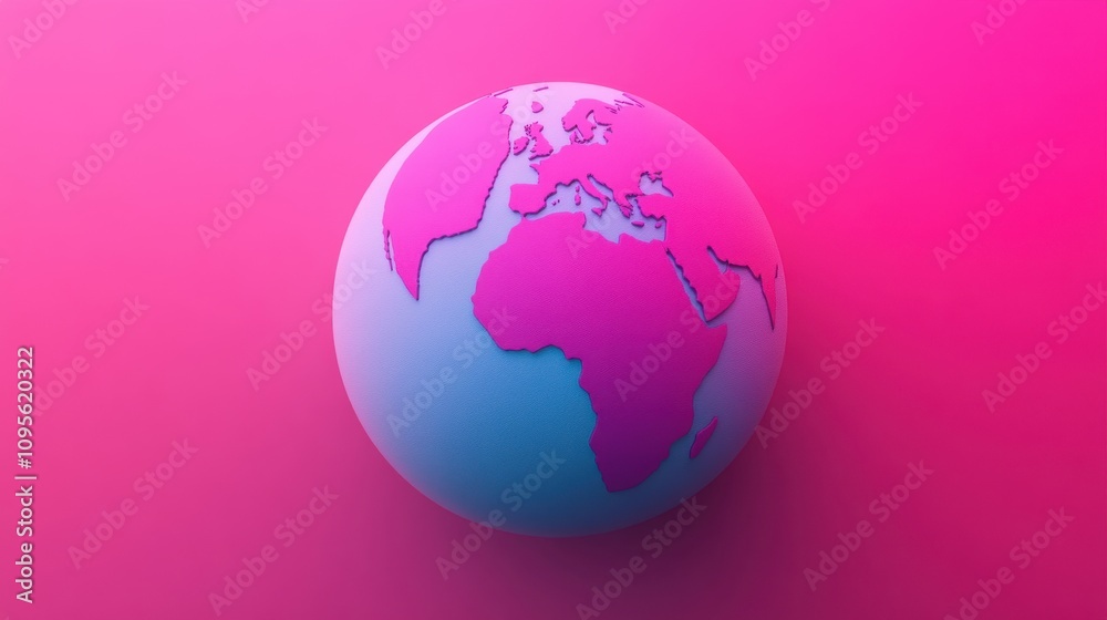 Vibrant Globe Concept for Ozone Preservation
