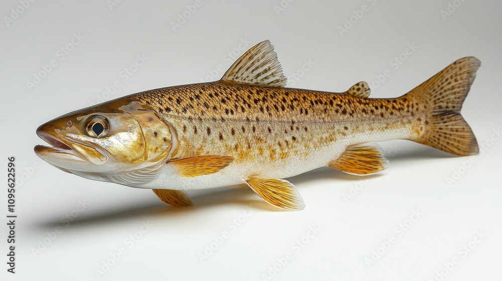 a fish with a white background