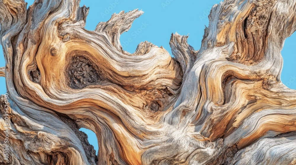 Intricate Patterns in Weathered Wood Against a Vibrant Blue Background Capturing the Beauty of Nature's Textures and Color Combinations Intricate Patterns in Weathered Wood Against a Vibrant Blue Background Capturing the Beauty of Nature's Textures and Color Combinations