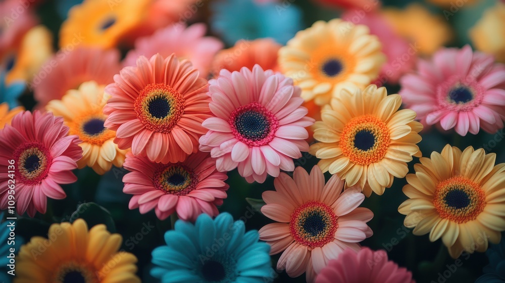 a group of colorful flowers a group of colorful flowers