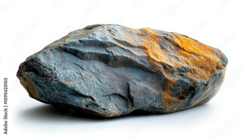 a large rock on a white background a large rock on a white background