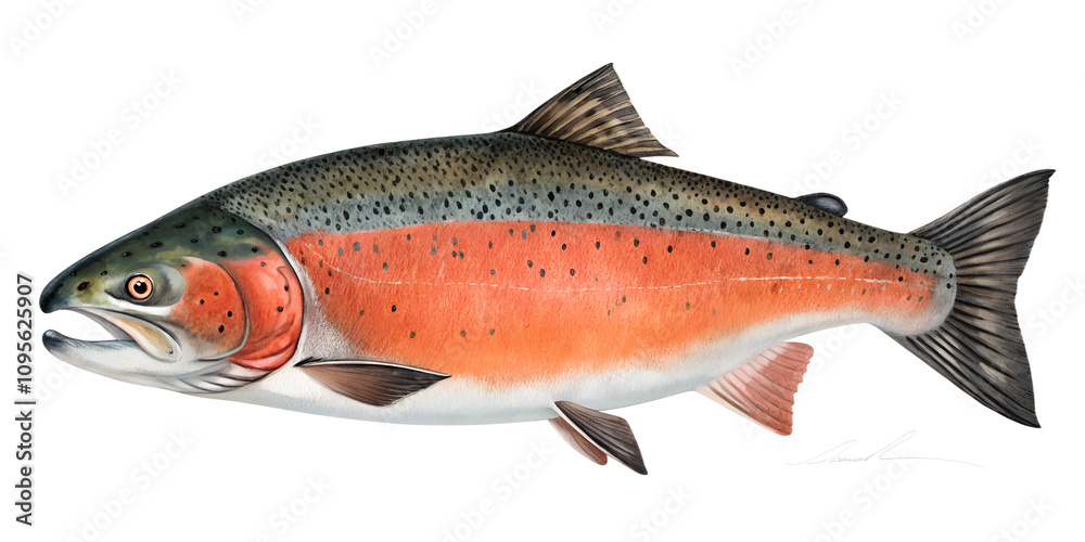 salmon isolated on transparent background salmon isolated on transparent background