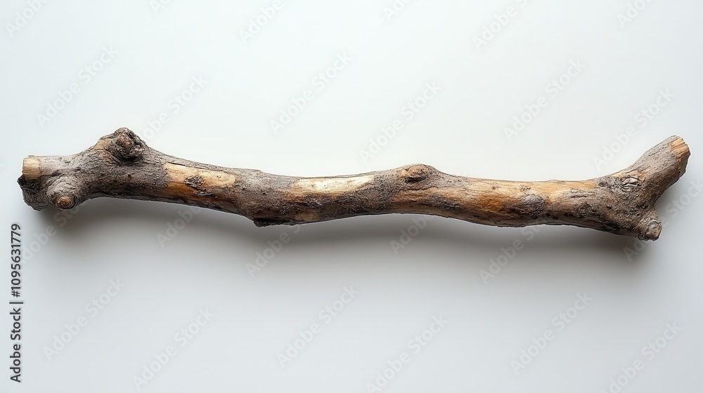 a stick on a white background a stick on a white background