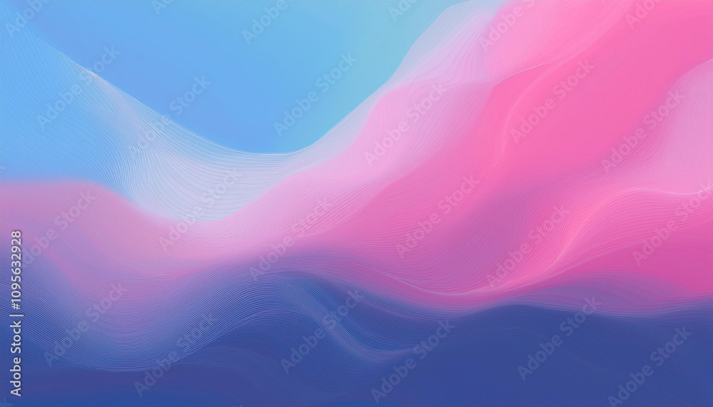 Fototapeta premium Pink and Blue Digital Abstract Background