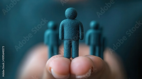 hr human resource and outsourcing concept hr manager concept innovative recruitment employee hiring ensures succes