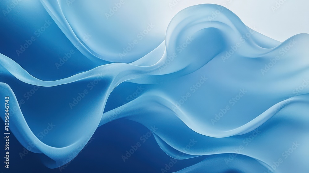 Flowing Soft Blue Fabric Abstract for Modern Designs Flowing Soft Blue Fabric Abstract for Modern Designs