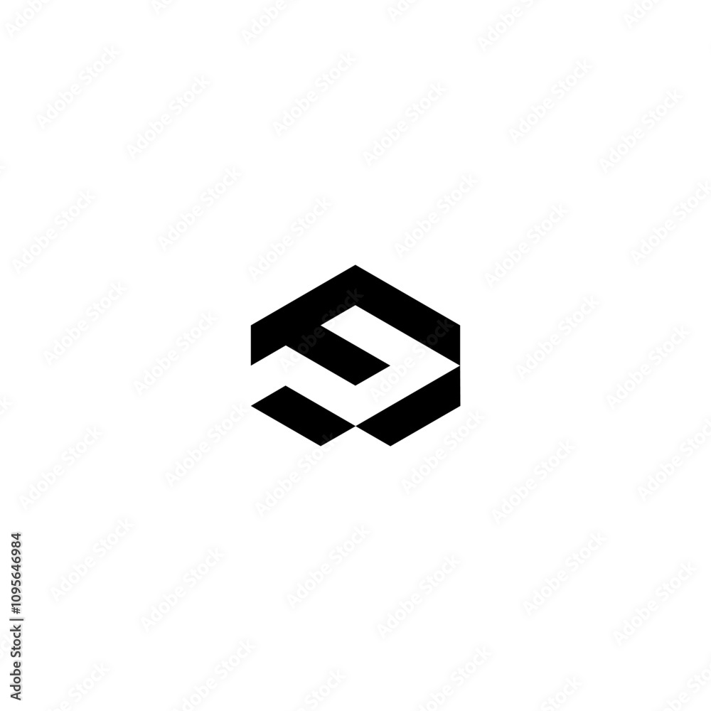 Initial F, geometric healt Fitness and Gym Sport Logo Concept Initial F, geometric healt Fitness and Gym Sport Logo Concept