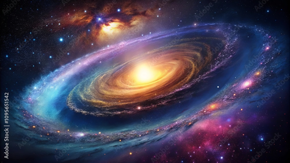 Cosmic Spiral Galaxy A Celestial Tapestry of Light and Stardust Cosmic Spiral Galaxy A Celestial Tapestry of Light and Stardust