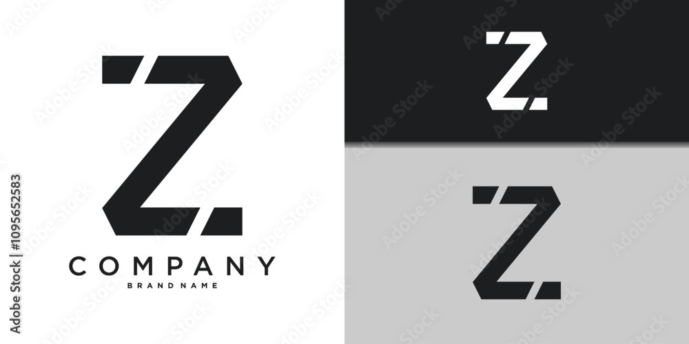 Letter Z minimal logo icon design template elements. Premium Vector Letter Z minimal logo icon design template elements. Premium Vector