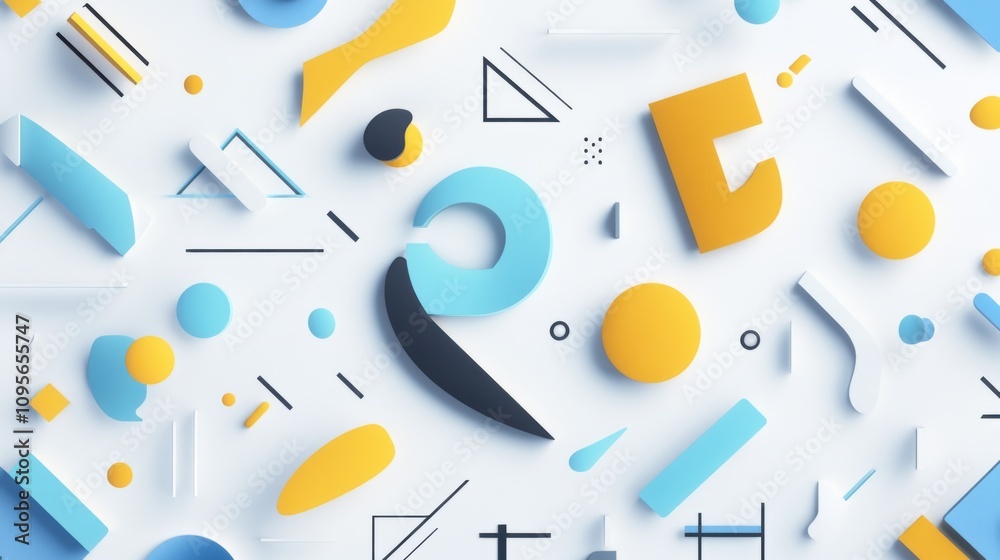 Minimalist Modern Geometry: 3D Clean Design Backgrounds Minimalist Modern Geometry: 3D Clean Design Backgrounds