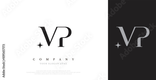 Initial MP Logo Design Vector 