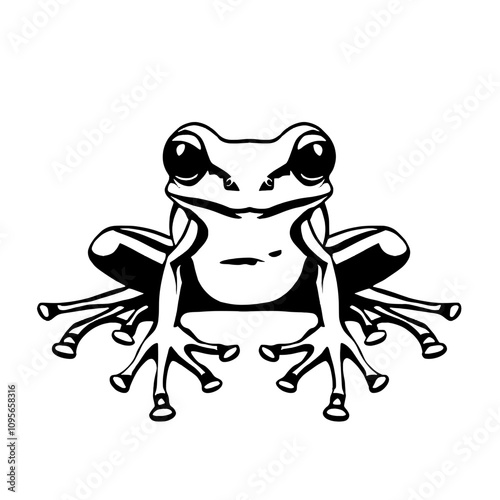 Coqui frog, Puerto Rican frog SVG, Caribbean coqui leaf frog