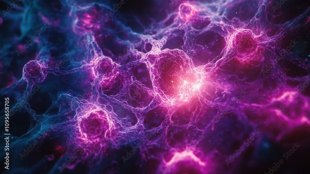 Obraz premium Abstract cosmic nebula. (1)