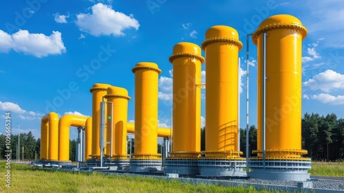Landfill gas collection system capturing methane emissions and converting it into usable energy   methane capture, landfill energy