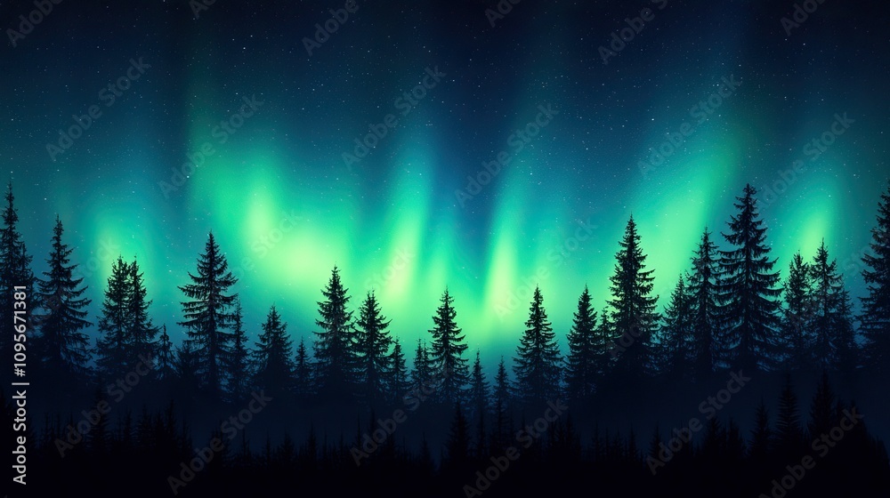 Freedom liberty and unrestricted, A stunning display of the Northern Lights illuminates a dark forest, showcasing vibrant green and blue hues against a starry sky. Freedom liberty and unrestricted, A stunning display of the Northern Lights illuminates a dark forest, showcasing vibrant green and blue hues against a starry sky.