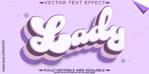 Retro, vintage text effect, editable 70s and 80s text style