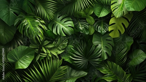Wallpaper Mural Tropical Leaf Wall Torontodigital.ca
