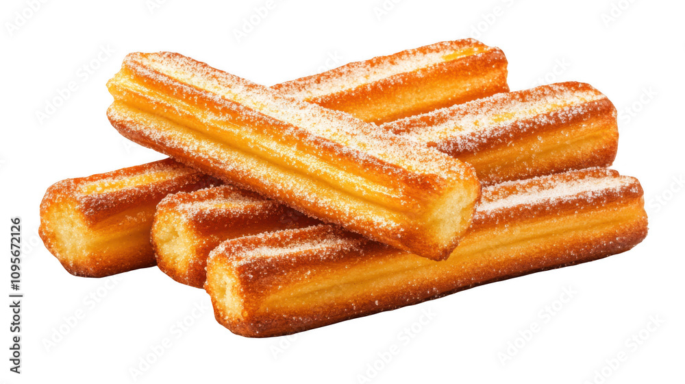 Delicious golden churros coated in sugar, perfect for dessert or snacks. Enjoy crispy texture and sweet flavor that makes them irresistible! Delicious golden churros coated in sugar, perfect for dessert or snacks. Enjoy crispy texture and sweet flavor that makes them irresistible!