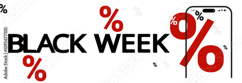 Black Week design backgroun...