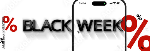 Black Week design backgroun...